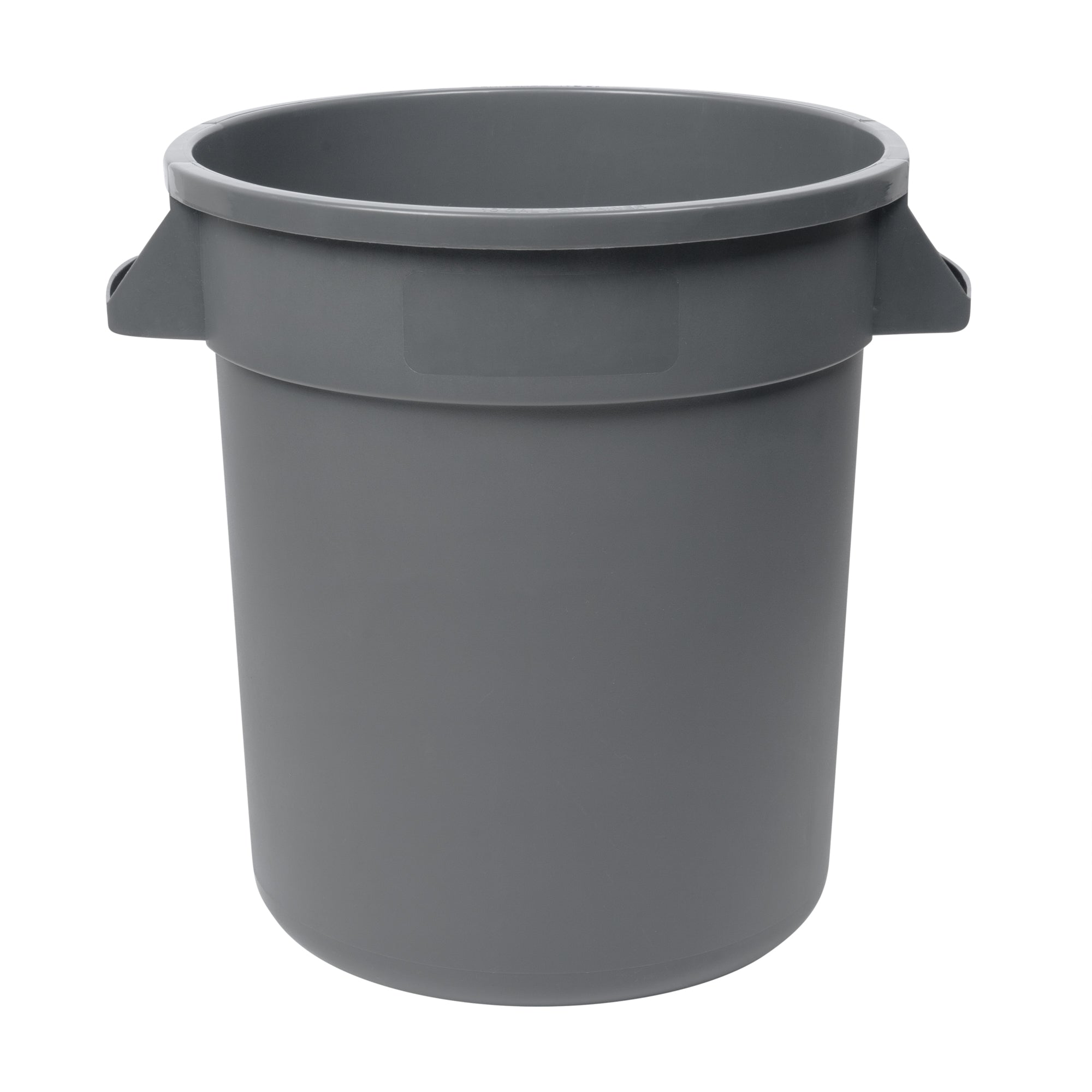 RW Clean 10 gal Gray Plastic Commercial Trash Can / Ingredient Bin - 18 1/4" x 15 3/4" x 17 1/4" - 1 count box