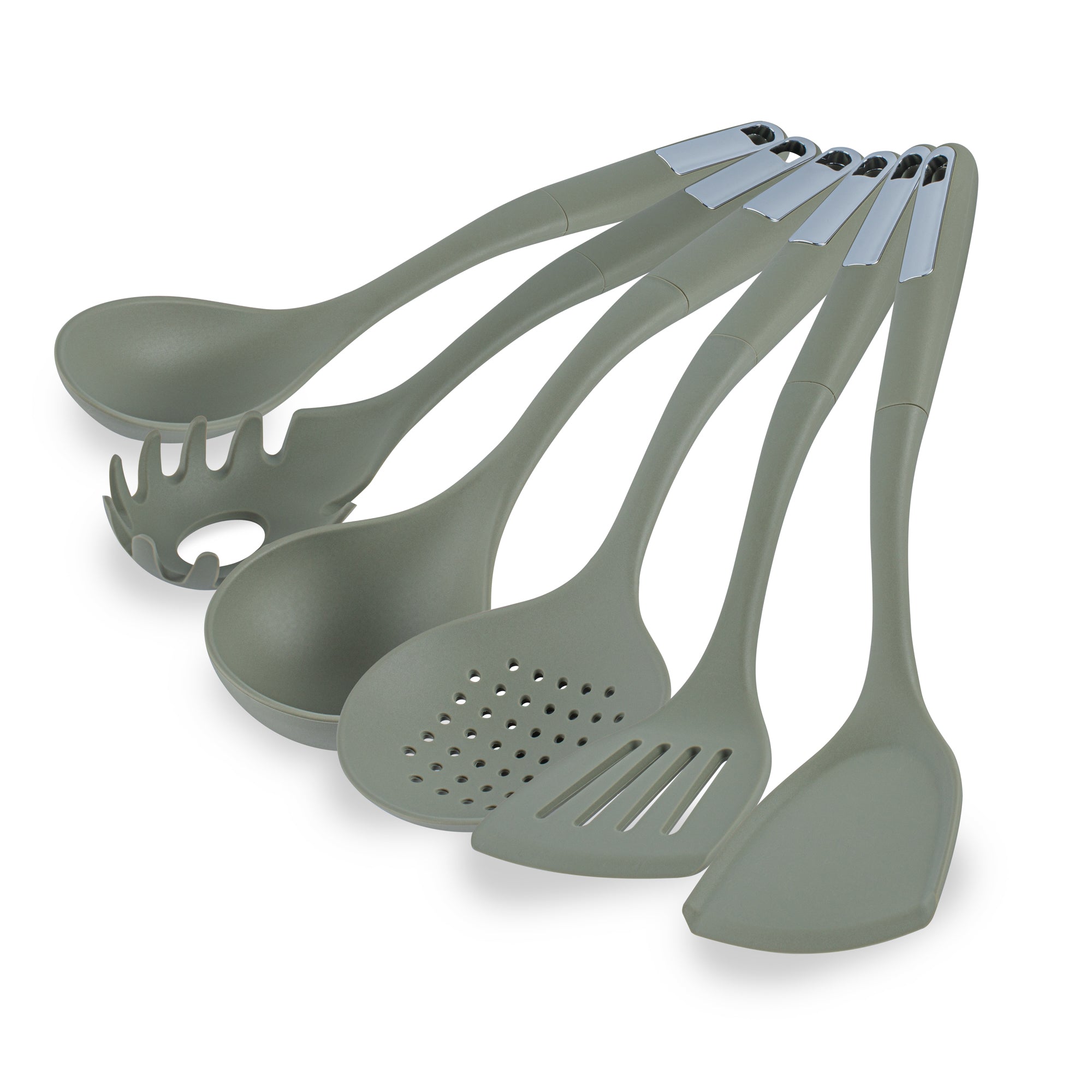 Met Lux Green Silicone Cooking Utensil Set - 6-Piece - 10 count box