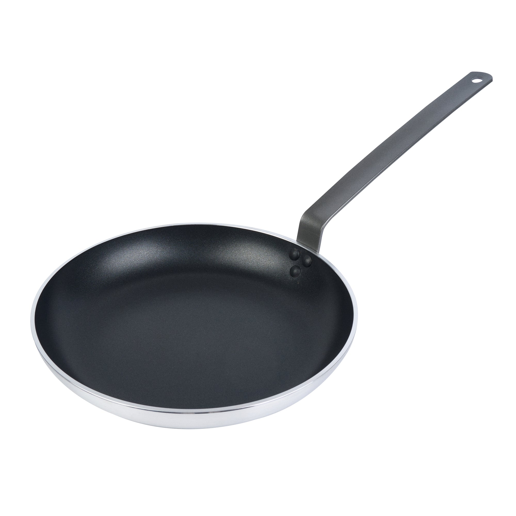 Met Lux Aluminum 13" Fry Pan - Non-Stick, Induction Ready, Heavy Duty - 6 count box