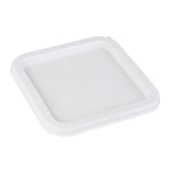 Met Lux Square White Plastic Food Storage Container Lid - Fits 2 and 4 qt - 1 count box