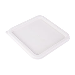 Met Lux Square White Plastic Food Storage Container Lid - Fits 6 and 8 qt - 1 count box