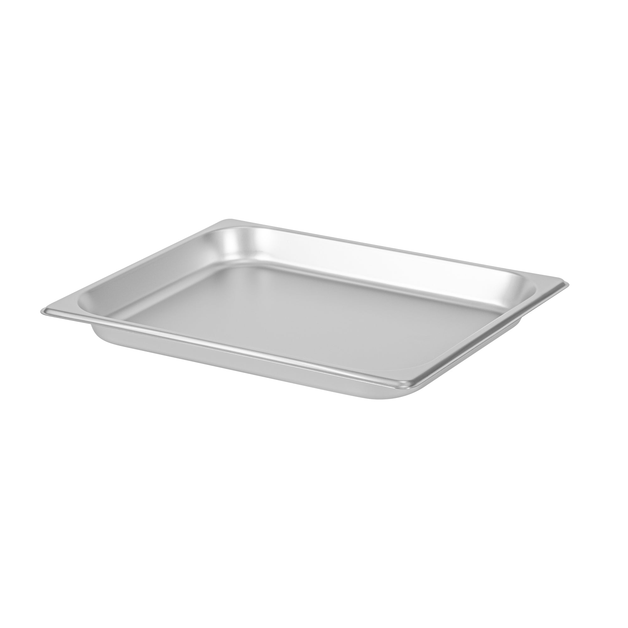 Kitchen Tek Stainless Steel 1/2 Size Steam Table Pan - 1 1/4 Inch Deep, Anti Jam, 24 Gauge - 12 count box