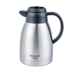 Restpresso 51 oz Insulated Coffee Carafe / Server - with Regular and Decaf Brew Thru Lids - 7 3/4