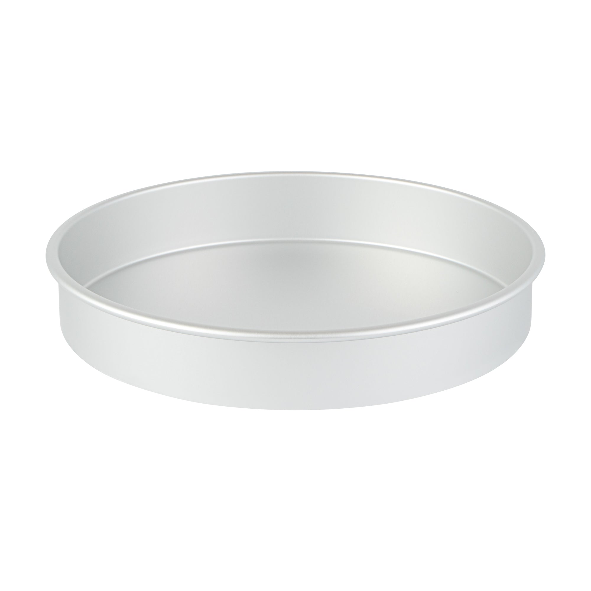 Met Lux Round Aluminum Straight-Sided Cake Pan - 12" x 12" x 2" - 12 count box