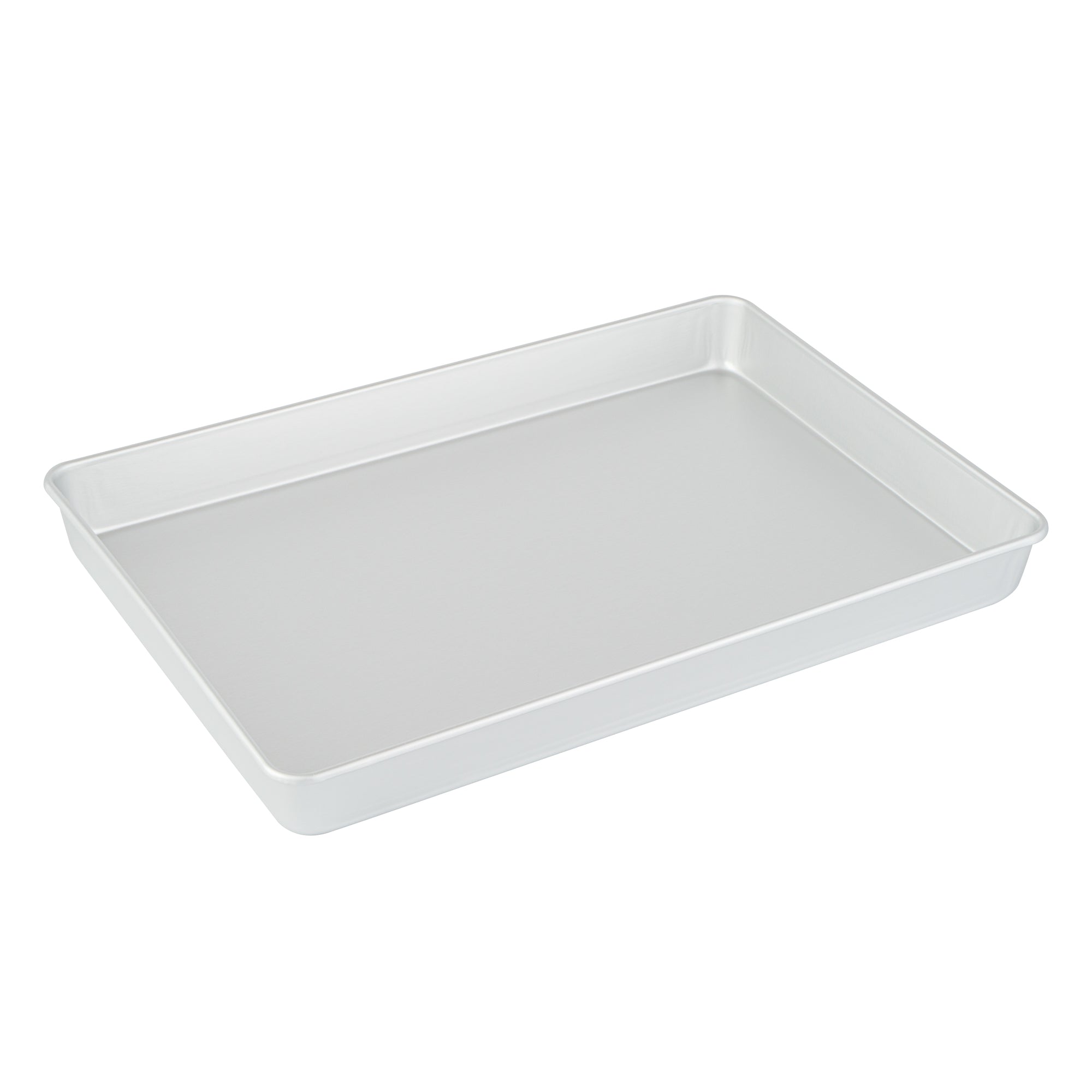 Met Lux Rectangle Aluminum Cake Pan - 18" x 12" x 2" - 12 count box