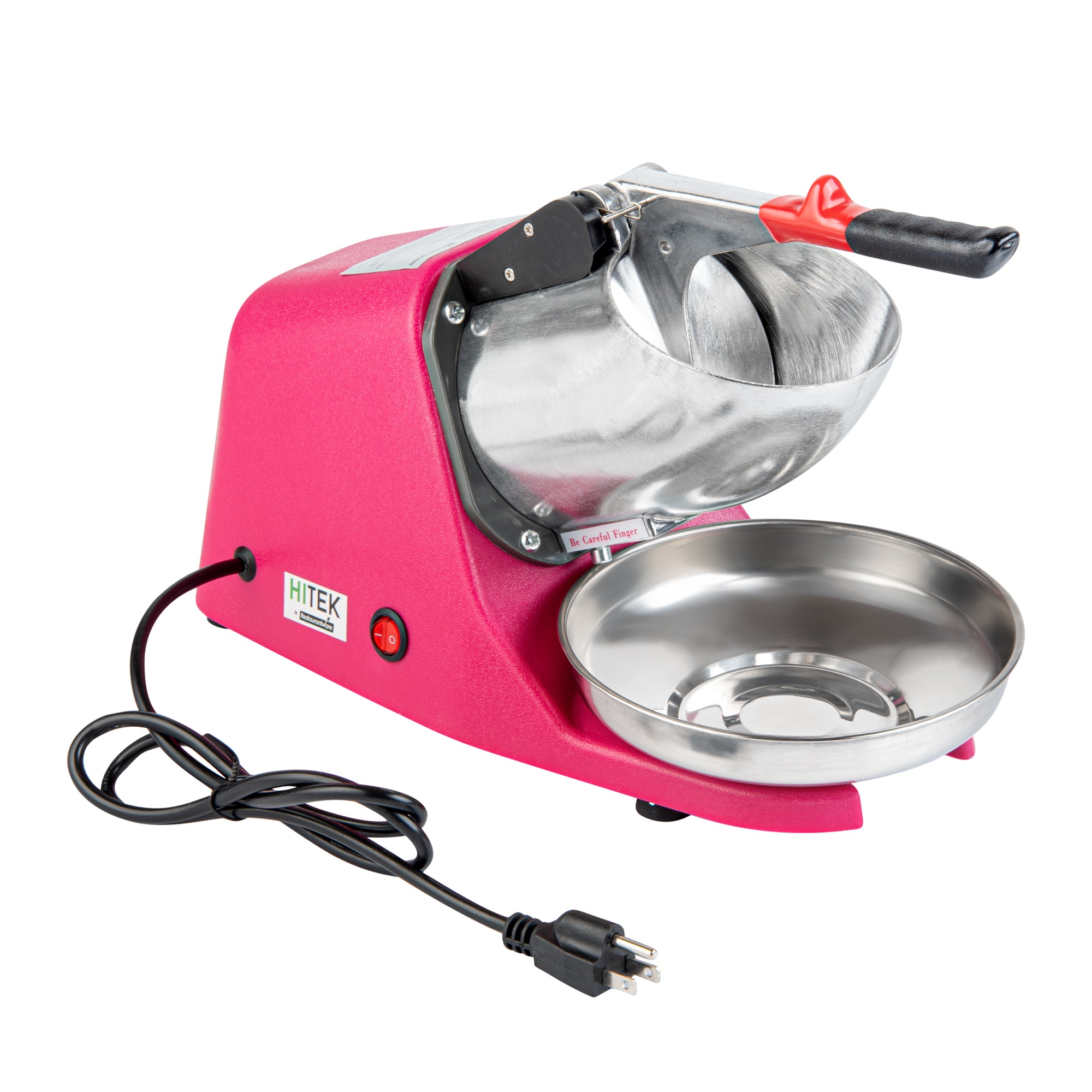 Hi Tek Pink Countertop Ice Crusher - 110V, 350W - 1 count box