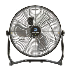 Wind Blade 3-Speed Industrial Floor Fan - Tilt Head, 1/13 HP, 2,450 CFM - 14