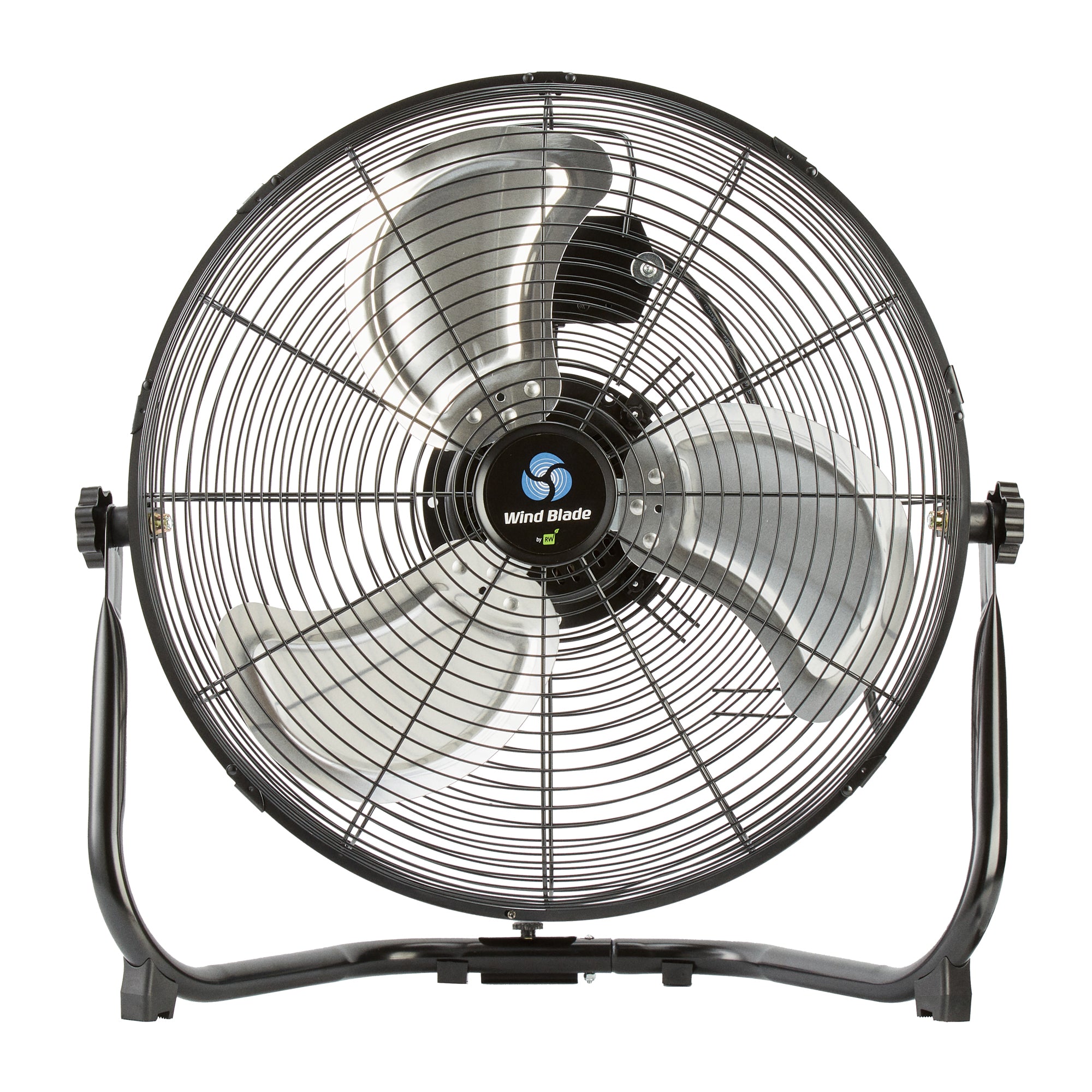 Wind Blade 3-Speed Industrial Floor Fan - Tilt Head, 1/7 HP, 4,080 CFM - 18" - 1 count box