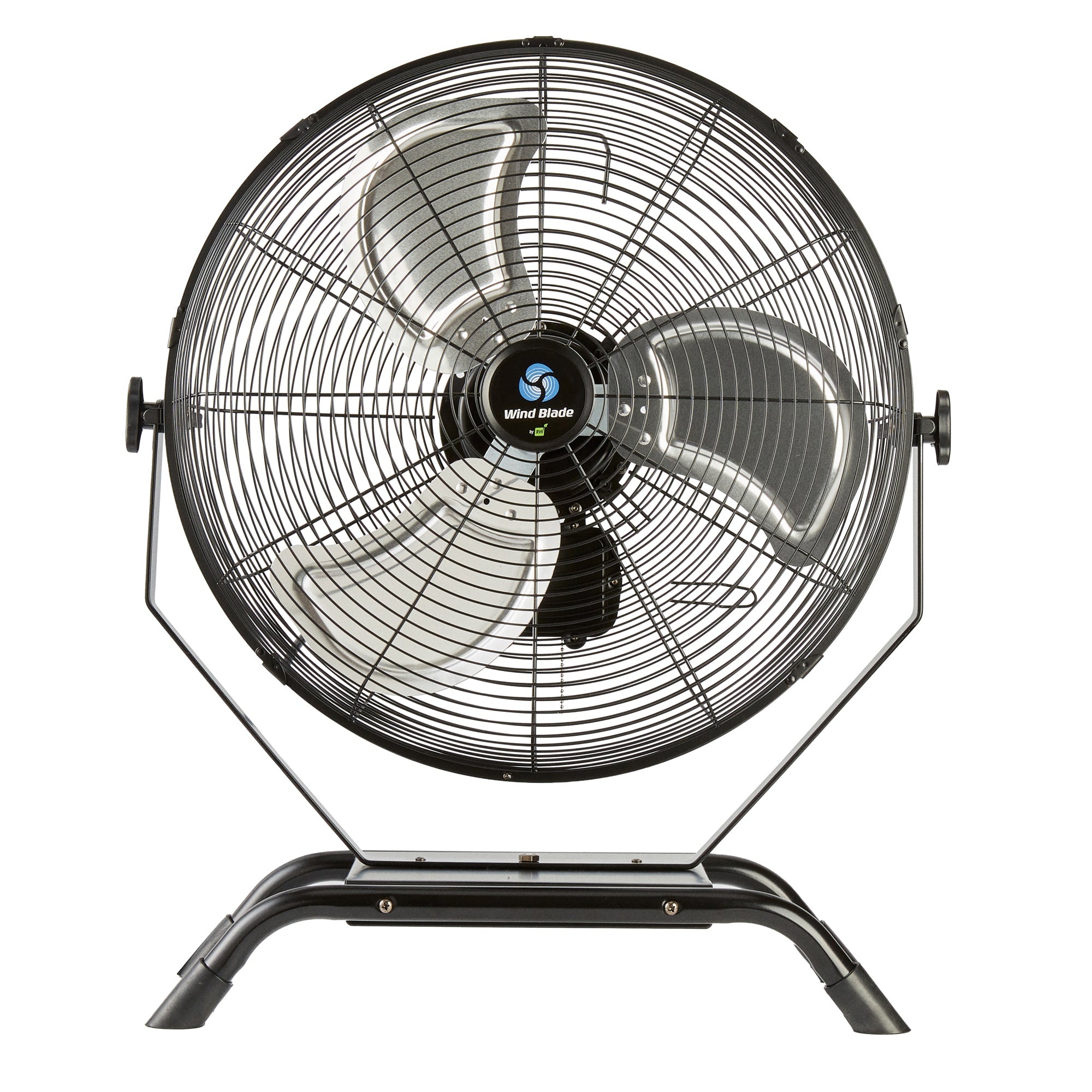 Wind Blade 3-Speed Industrial Floor / Wall-Mount Fan - Tilt Head, 1/6 HP, 4,650 CFM - 20" - 1 count box