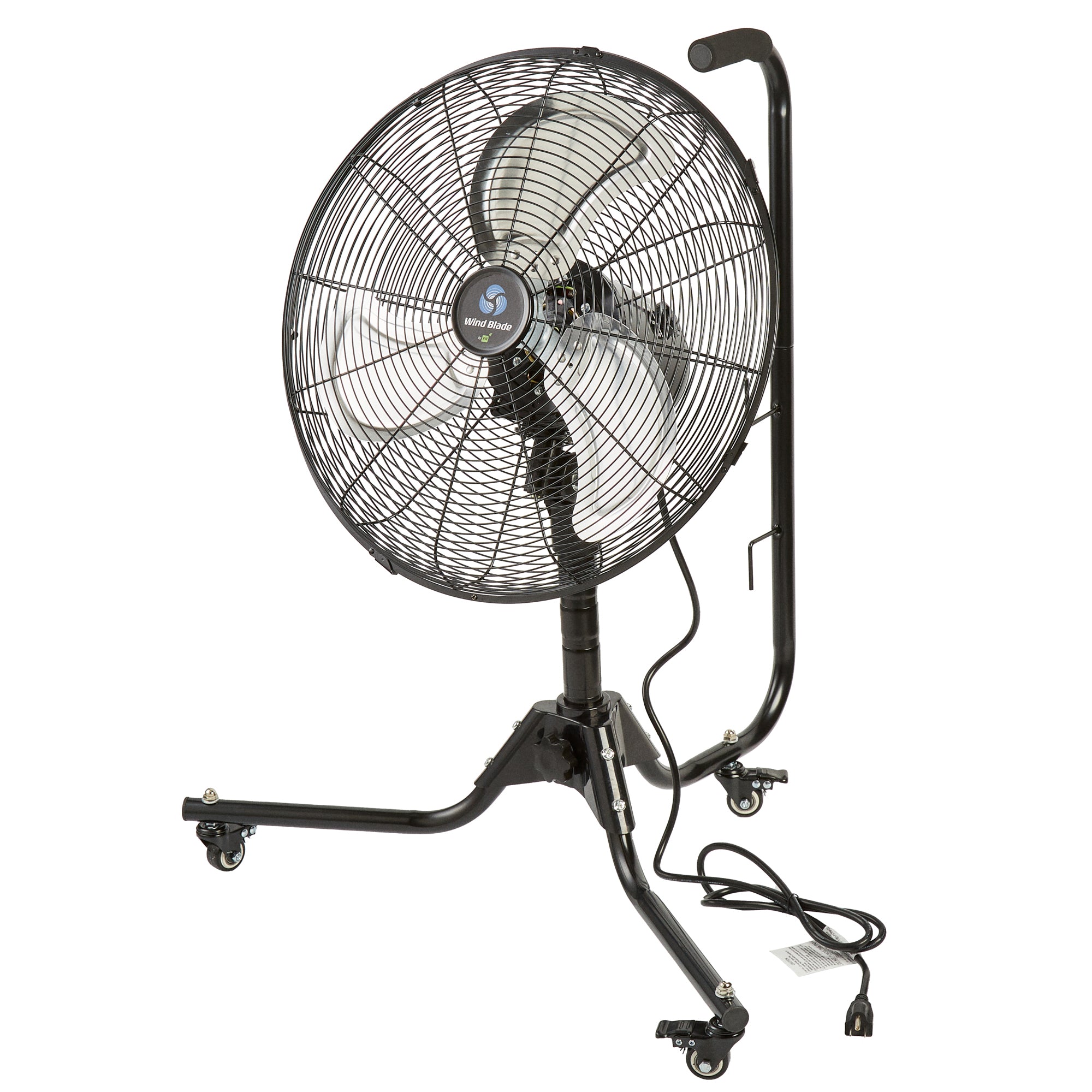 Wind Blade 3-Speed Portable Industrial Floor Fan - Tilt Head, 1/7 HP, 3,900 CFM - 18" - 1 count box