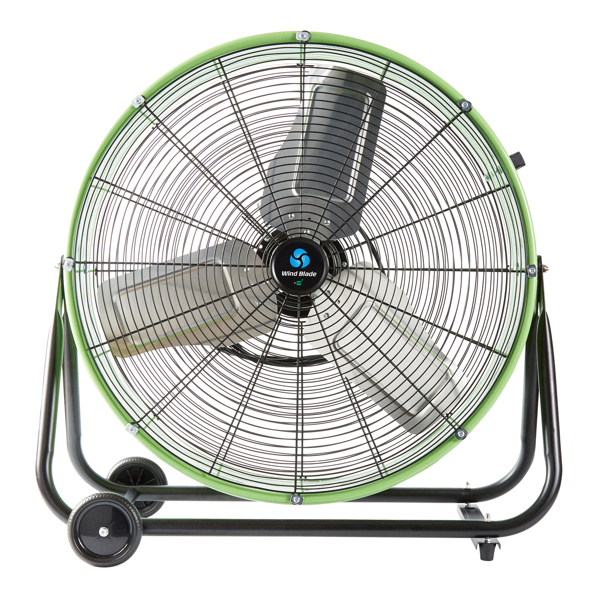 Wind Blade 2-Speed Portable Direct Drive Industrial Drum Fan - Tilt Head, 1/3 HP, 7,700 CFM - 24" - 1 count box