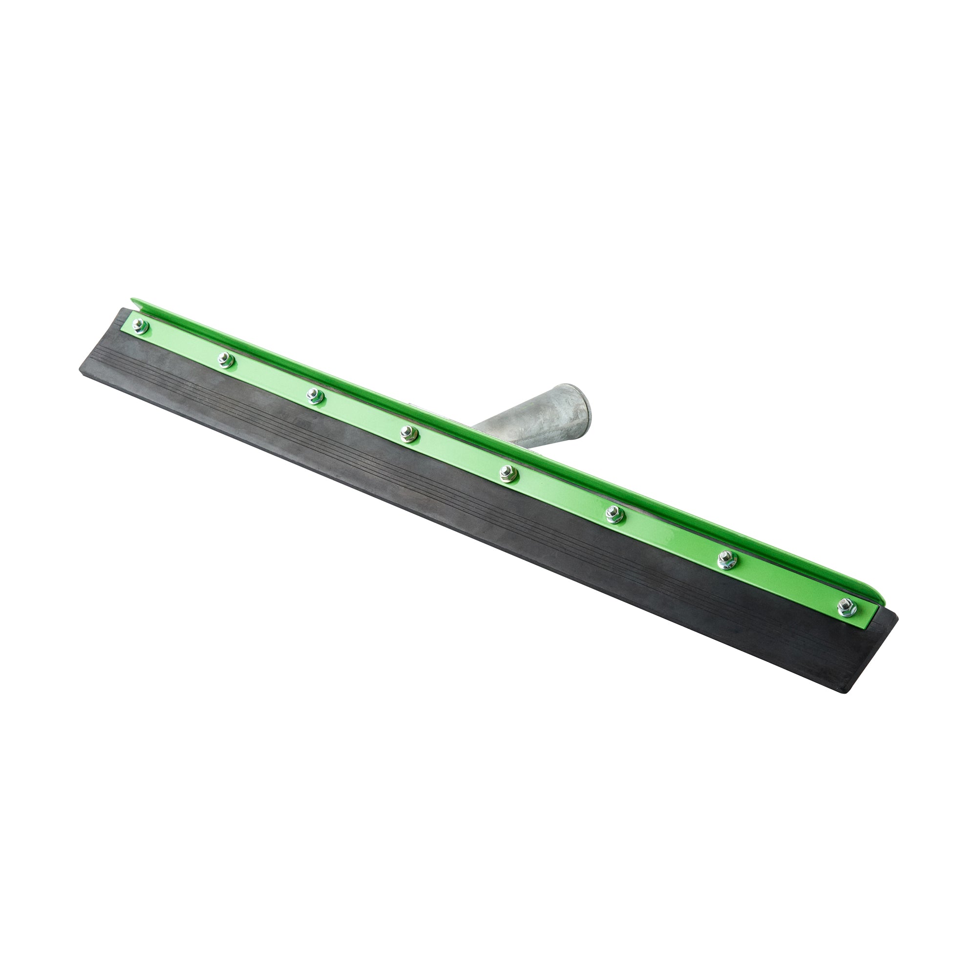 Clean Tek Professional Green Steel Heavy-Duty Floor Squeegee - 24" - 1 count box