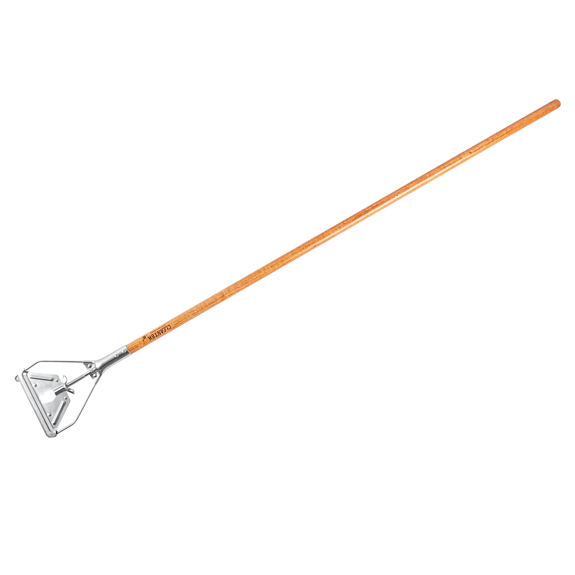 Clean Tek Professional Wood Stirrup Style Mop Handle - 61" - 1 count box