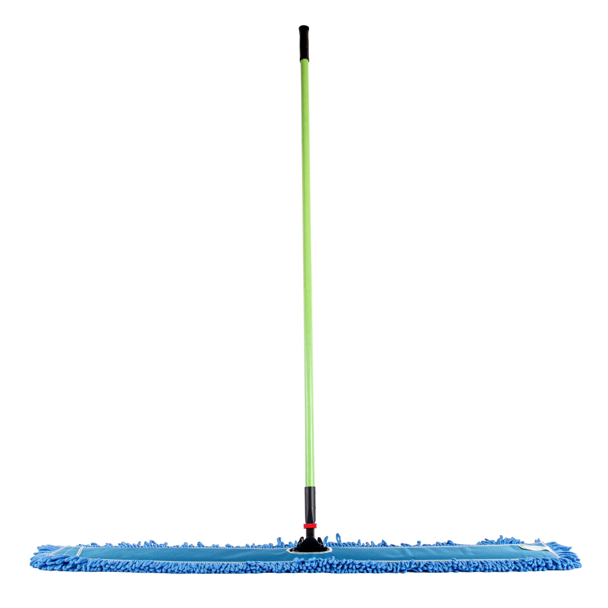 Clean Tek Professional Blue Microfiber Dust / Dry Mop - with 64" Handle - 48" x 5" - 1 count box