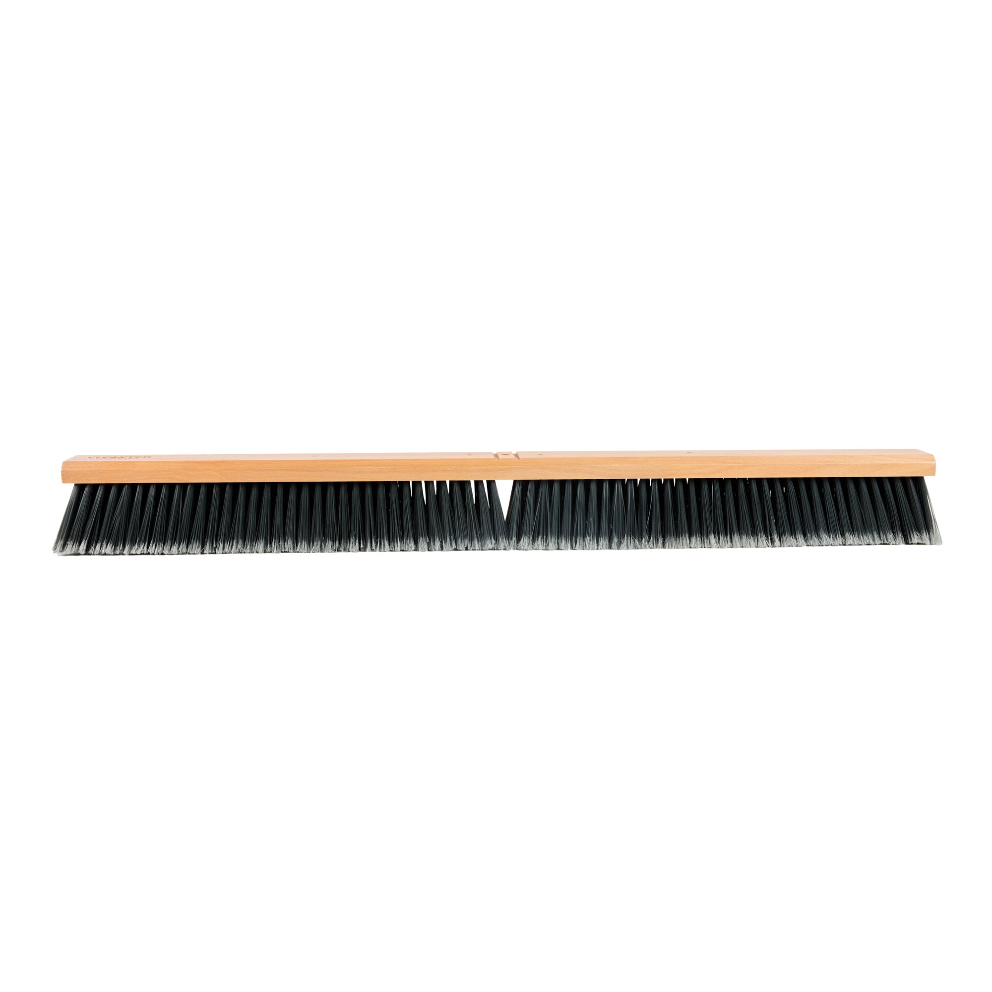 Clean Tek Professional 36" Hardwood Contractor / Push Broom Head - with Medium Flagged Bristles - 1 count box