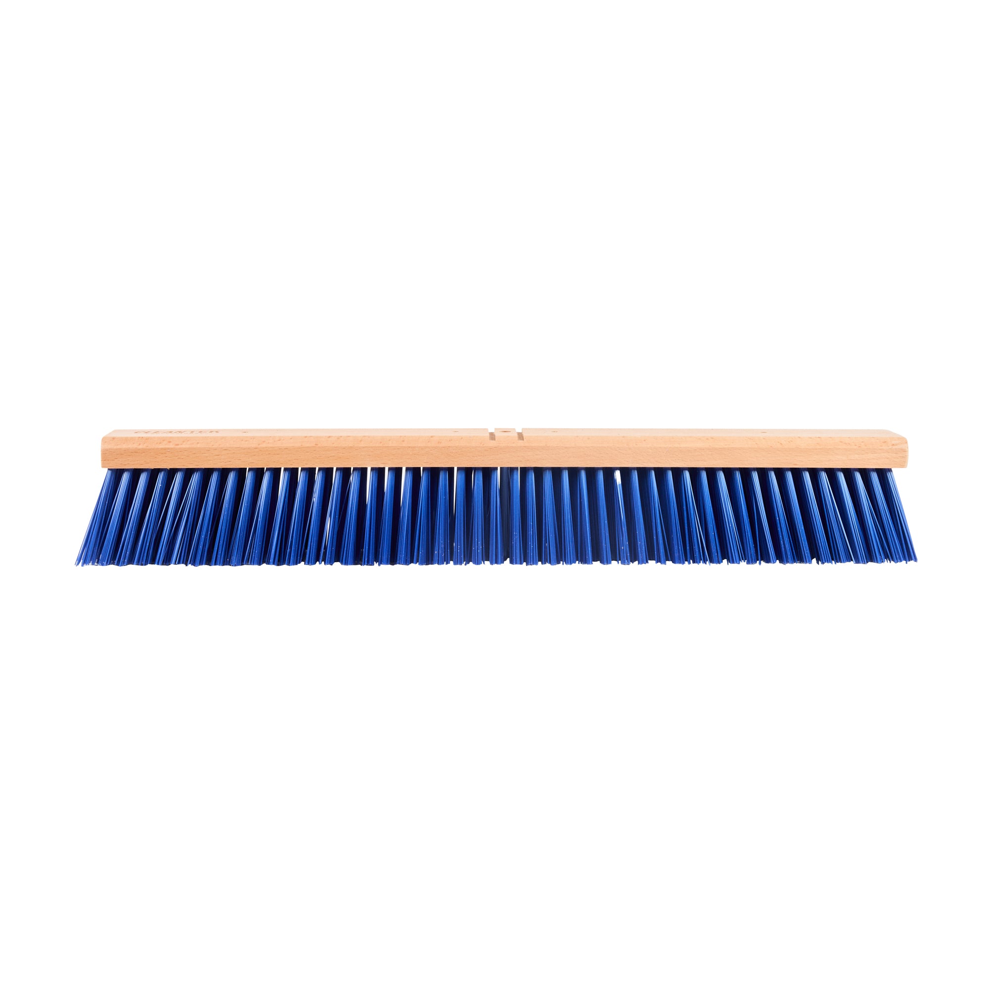 Clean Tek Professional 24" Hardwood Contractor / Push Broom Head - with Heavy Flagged Bristles - 1 count box