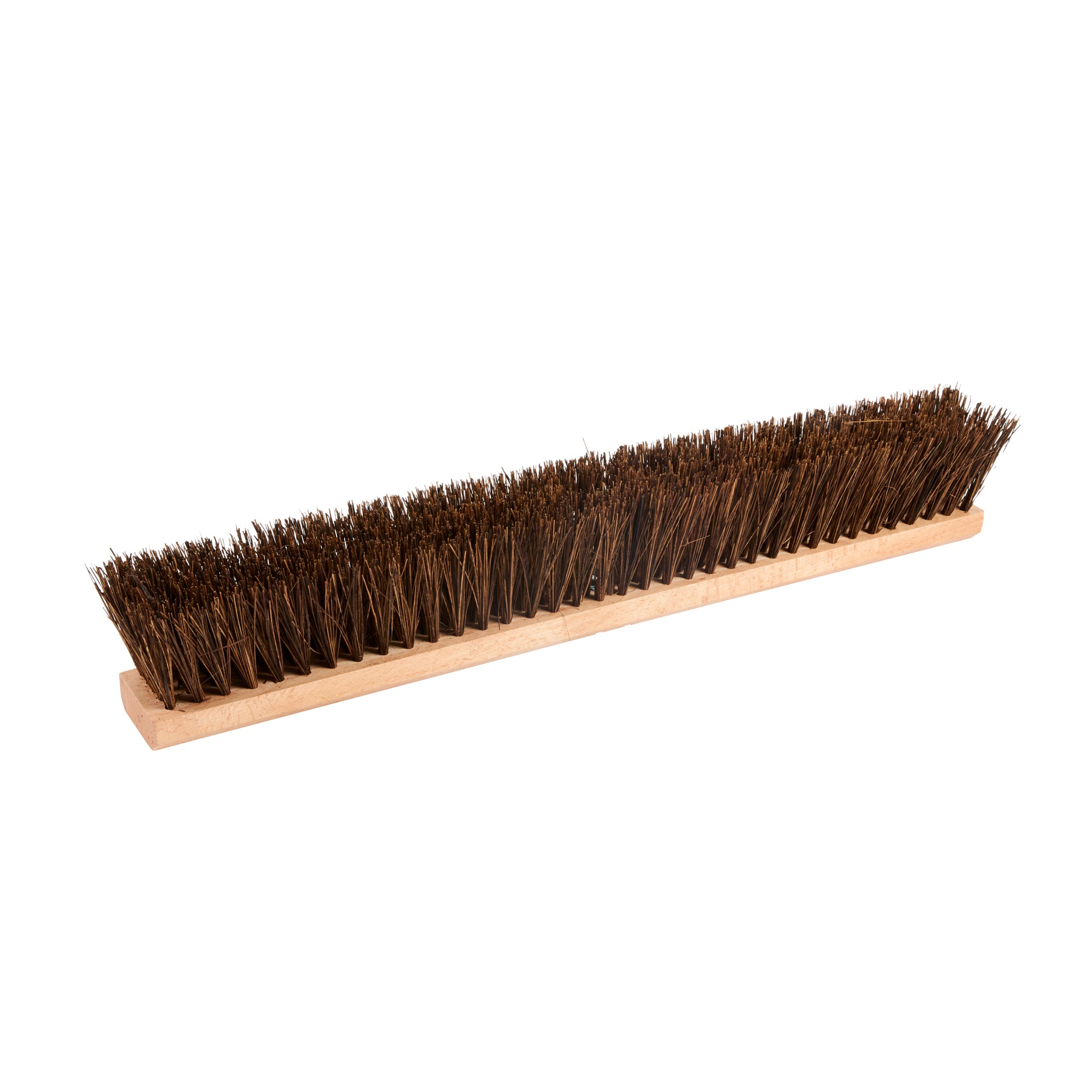 Clean Tek Professional 24" Hardwood Garage / Push Broom Head - with Palmyra Unflagged Bristles - 1 count box