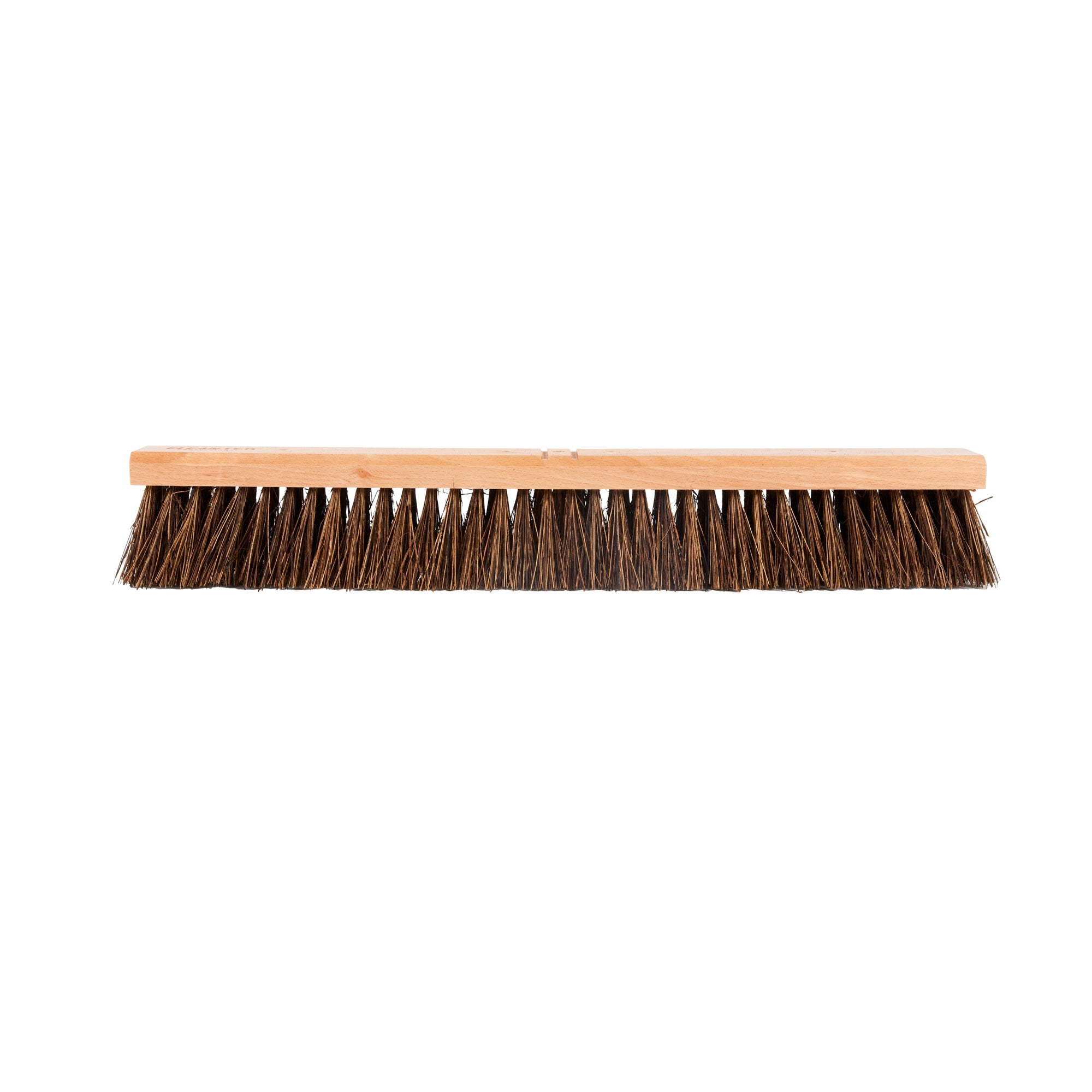 Clean Tek Professional 24" Hardwood Garage / Push Broom Head - with Palmyra Unflagged Bristles - 1 count box