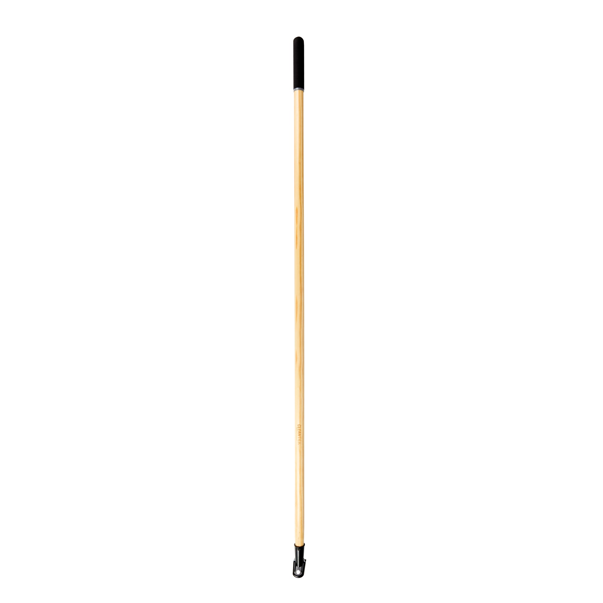 Clean Tek Professional Wood Bolt Tip Push Broom Handle - 60" - 1 count box