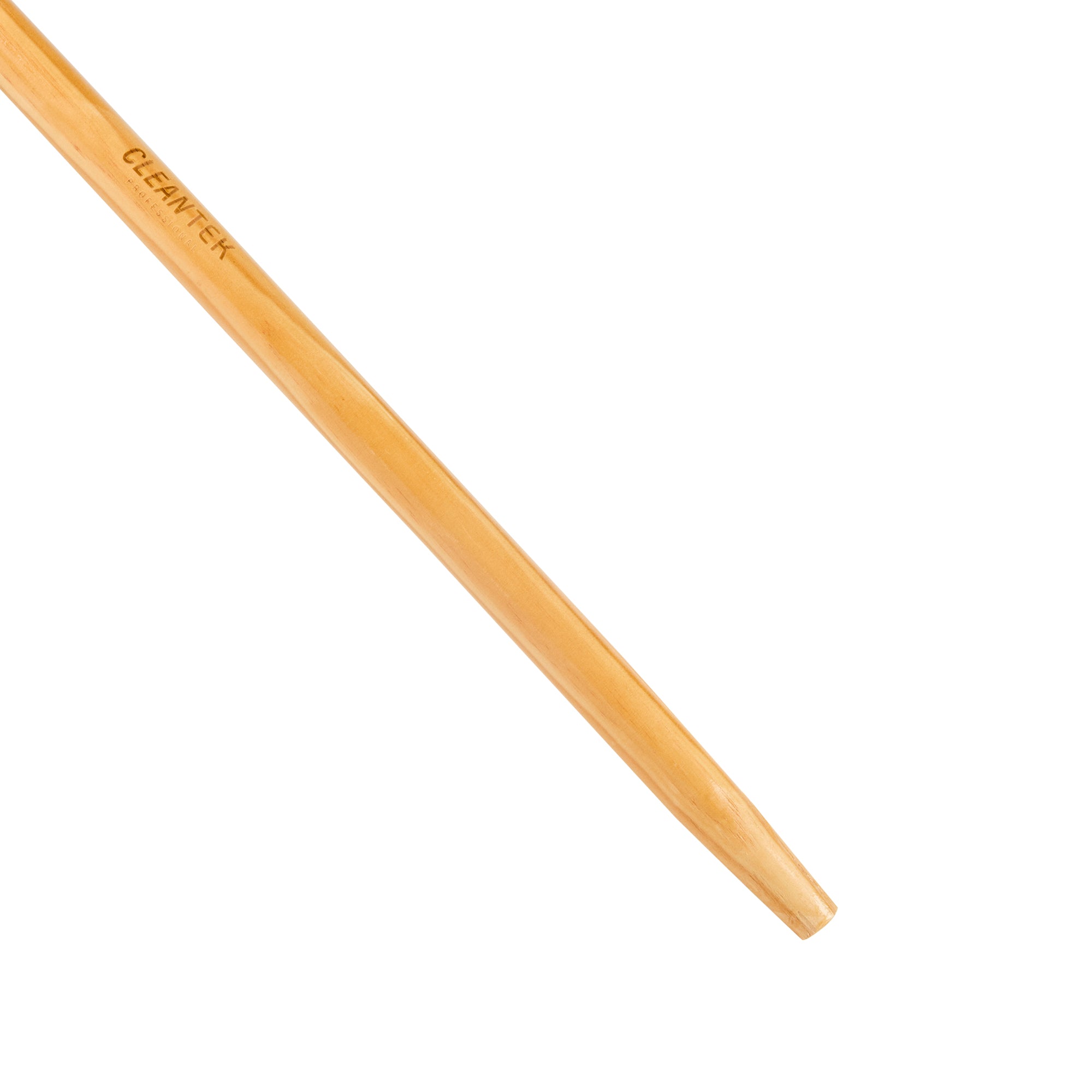 Clean Tek Professional Wood Tapered Push Broom Handle - 59" - 1 count box