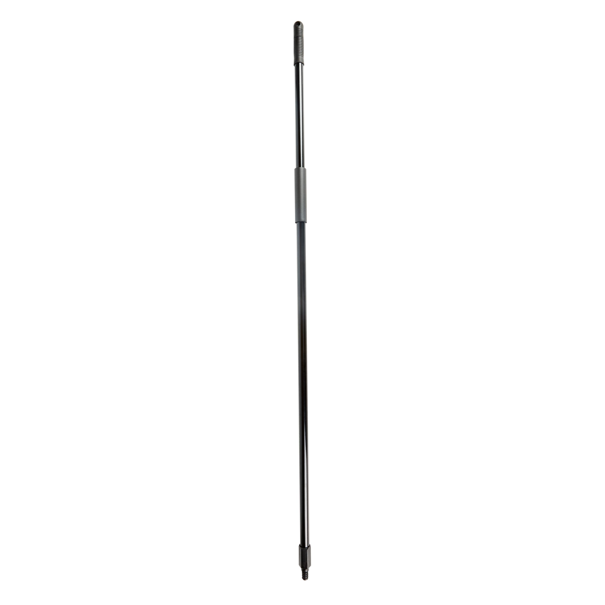 Clean Tek Professional Black Steel Push Broom Handle - Threaded - 59" - 1 count box