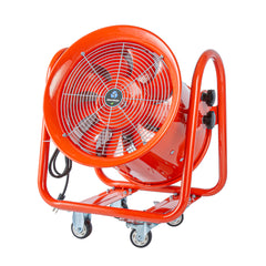 Wind Blade Red Portable High Velocity Ventilator Fan - Tilt Head, 1 3/4 HP, 4,643 CFM - 16