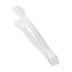 Cater Tek Clear Plastic Tongs - Ridged - 9