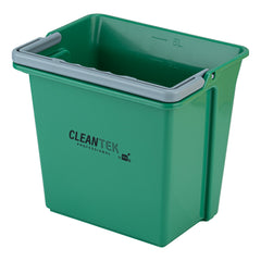 Clean Tek Professional 6 Qt Green Cleaning Bucket - 9 1/4