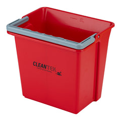 Clean Tek Professional 6 Qt Red Cleaning Bucket - 9 1/4