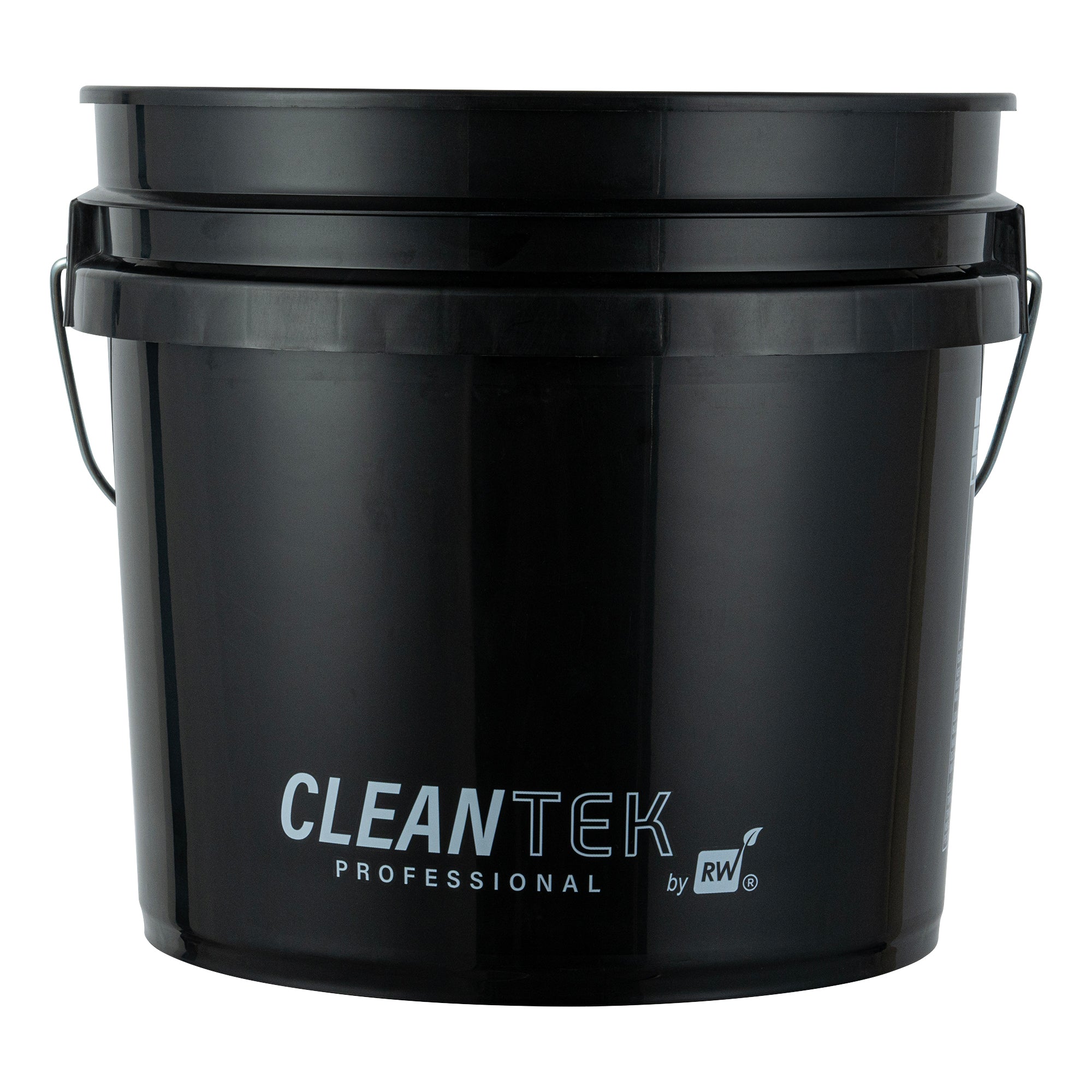 Clean Tek Professional 3.5 gal Round Black Plastic Pail - 12 1/4" x 12 1/4" x 10 3/4" - 1 count box