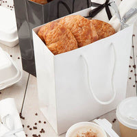 Kraft Paper Take Out Bags